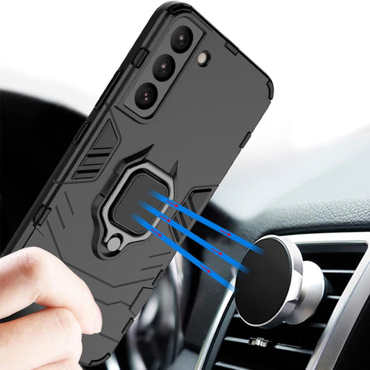 Ultra Thin Heavy Duty Military Grade Shockproof Case with Kickstand Ring Support Magnetic Car Mount For Samsung Galaxy A55/A54