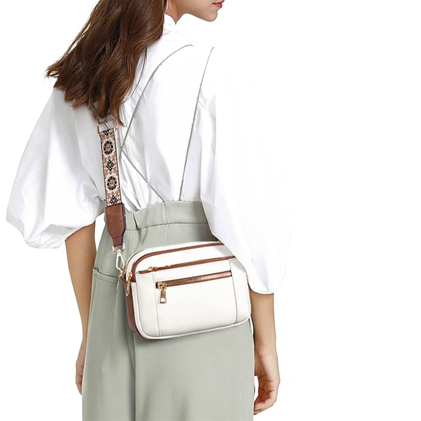 š„Last Day 49% OFFš„Handmade Colorful Straps Crossbody Leather Bags & Purseš