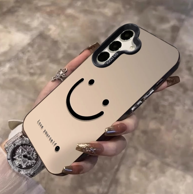 Smile Cheek Frosted Phone Case For Samsung