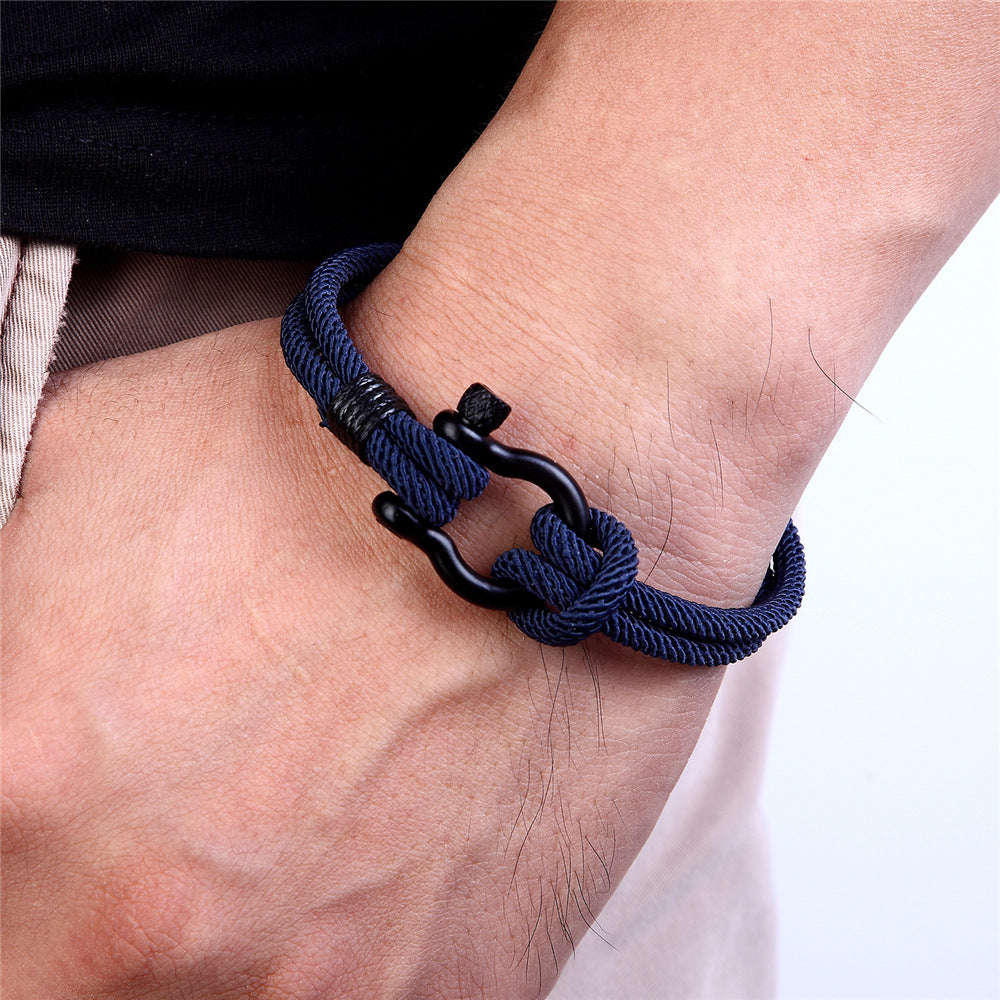 🔥Summer Hot Sale🌊 To My Son Love You Forever Nautical Bracelet