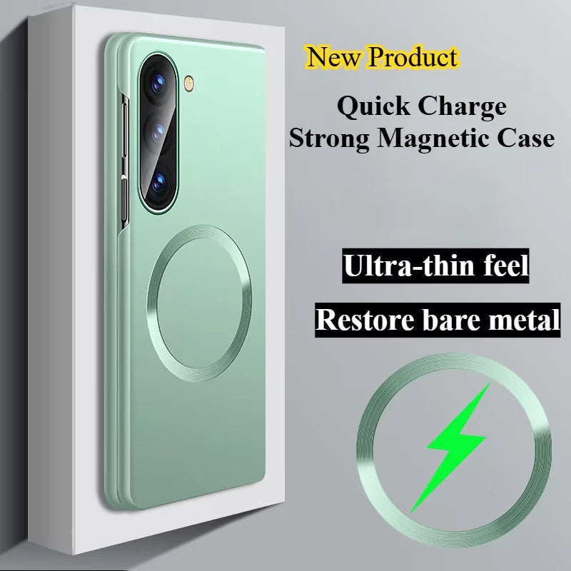 Ultra Thin Matte Metallic Magnetic Case For Samsung
