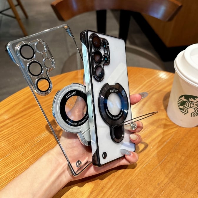 Samsung Frameless Magnetic Case with Invisible Stand