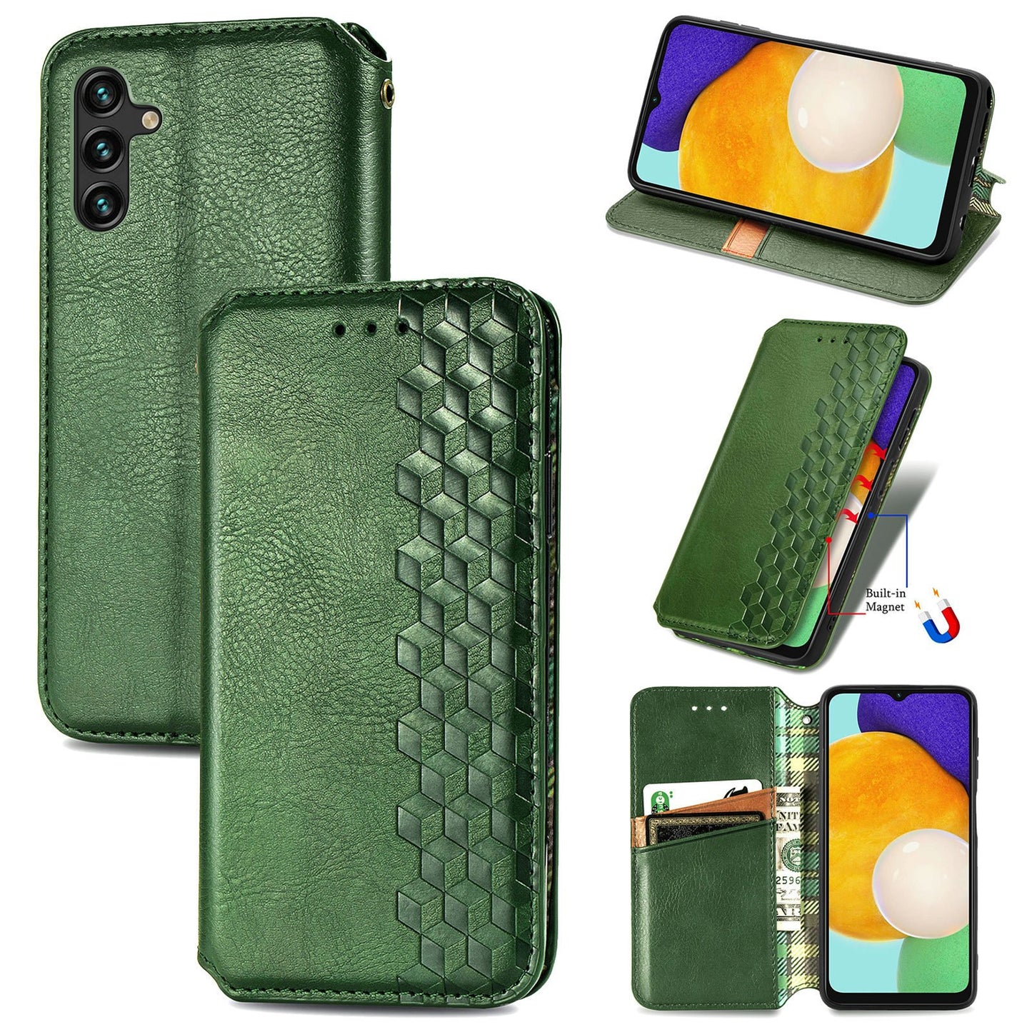 Luxury Leather Case Wallet Card Slot Stand Phone Cover For Samsung Ultra