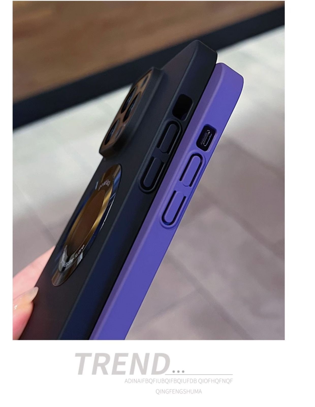Metallic-Style PC Phone Case | Dust-Proof Mesh | MagSafe Compatible | Built-in Camera Lens Film Protection