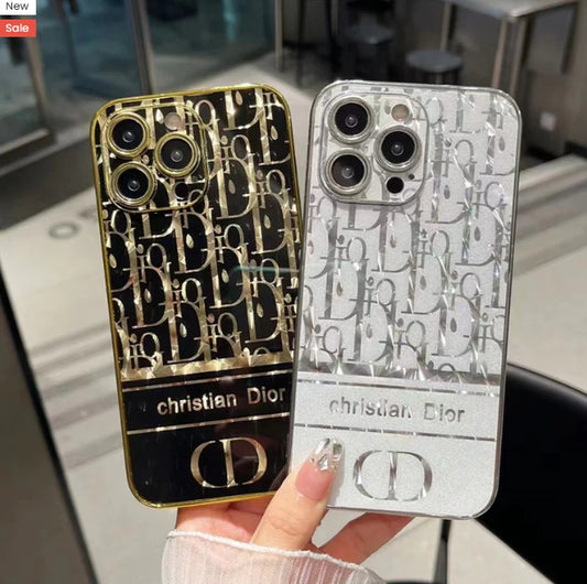 Shiny Stylish Electroplated Embossed Case
