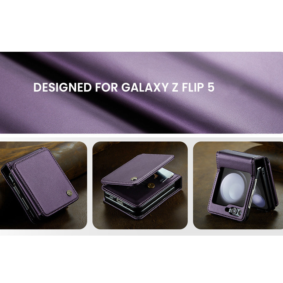 Suitable for Samsung Z Series Mobile Phone Case All-inclusive Card Holder Shell