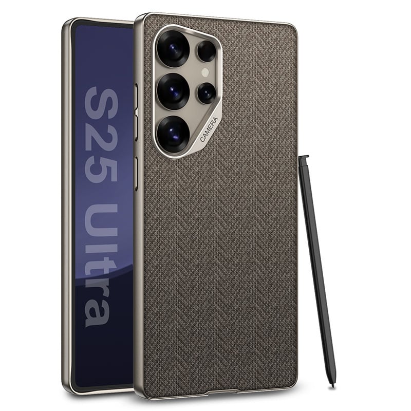 Metallic leather phone case for Samsung S25Ultra/S24Ultra/S23Ultra