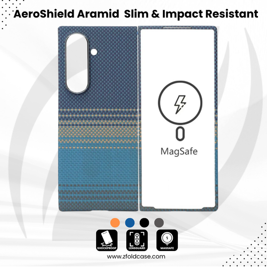 AeroShield Kevlarยฎ Aramid Z Fold 7, 6 & 5 โ Slim & Impact Resistant Case