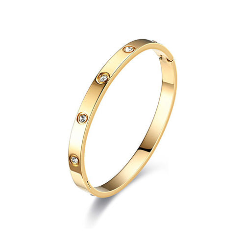 Titanium Steel Diamond Bracelet - Best Gift For Her. Free jewelry box