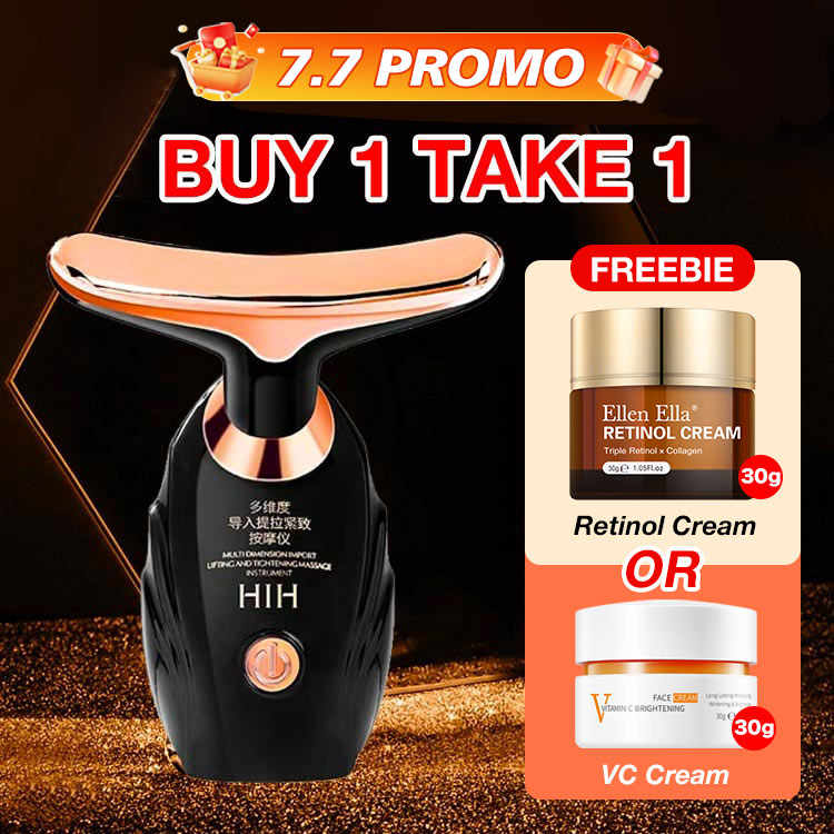 Heroes Day Sale - Cross Double Row Magnetic Bracelet Firming Massage Wrinkle Remove V Face Therapy Beauty Device