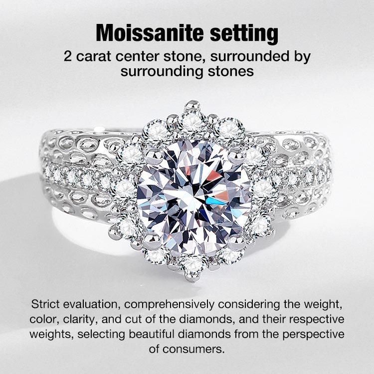 2Carat eight hearts and eight arrows full diamond ring - Eight hearts and eight arrows a pledge of love a lifetime commitment