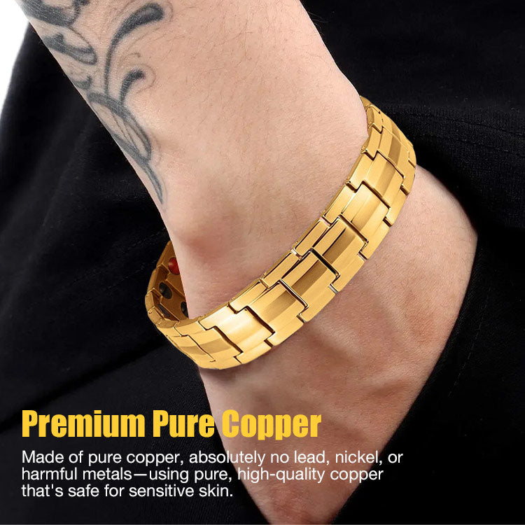 Heroes Day Sale - Cross Double Row Magnetic Bracelet