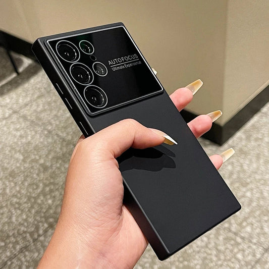Glass Lens Film Silicone Shockproof Case For Samsung