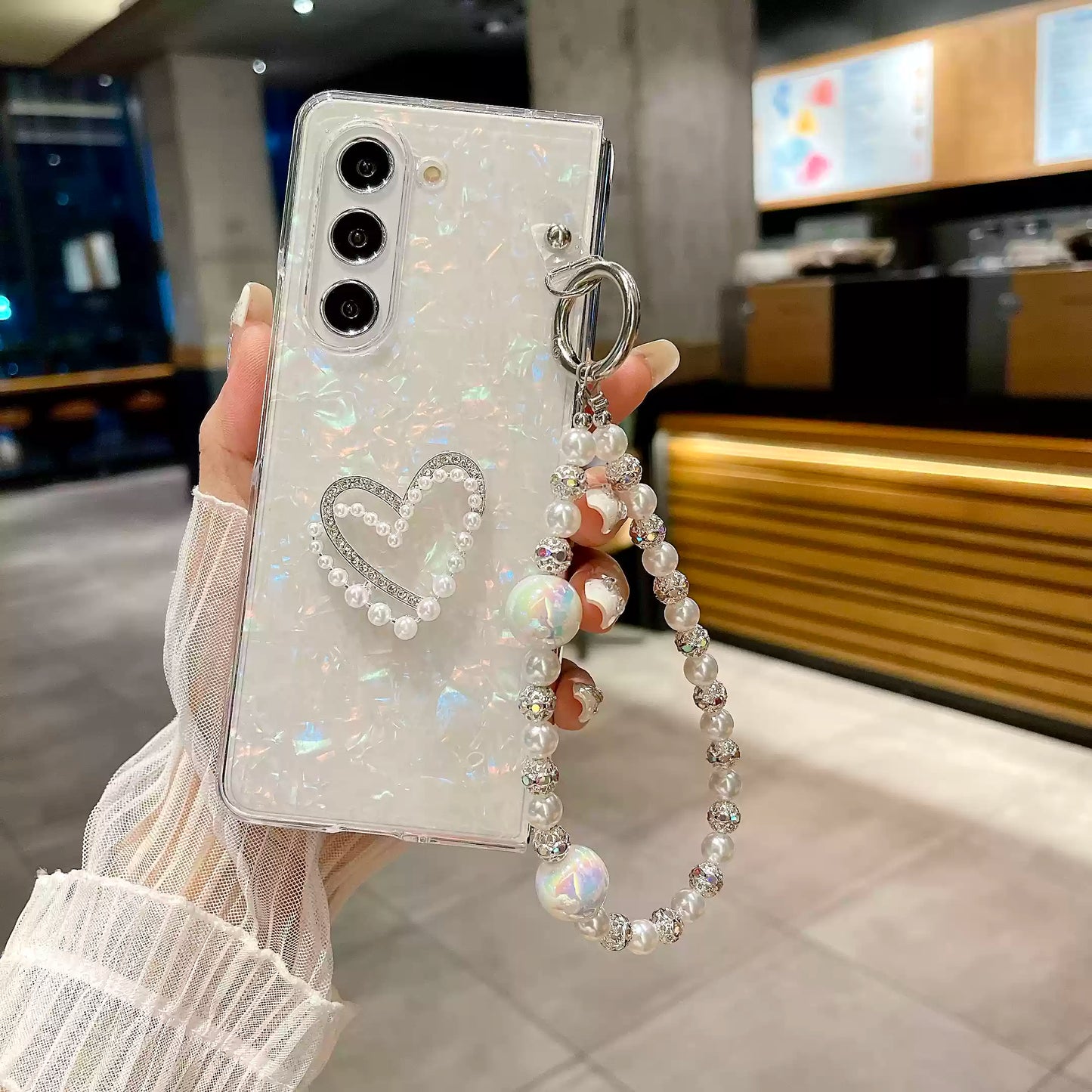Glossy Charm Z Fold Case