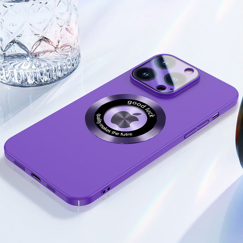 One Piece Lens Film Frosted MagSafe Phone Case