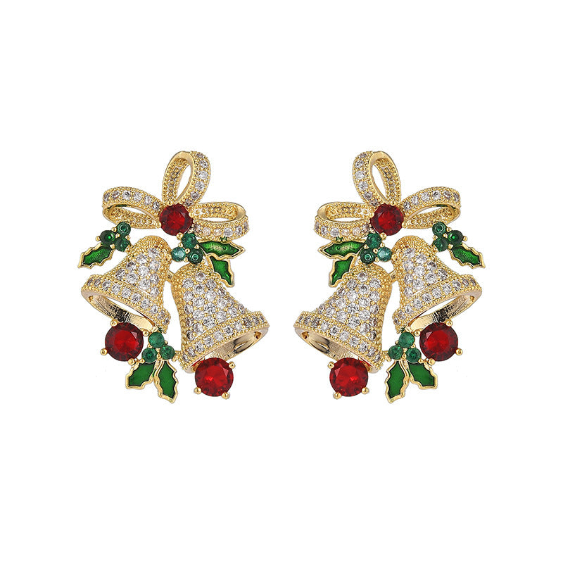 🎄Christmas Hot Sale🎁Shiny Christmas Wind Chime Earrings