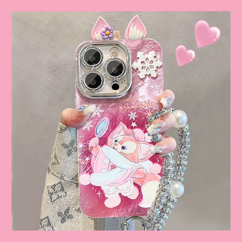 Cute Lingna Belle doll suitable for Apple full lens film mobile phone case