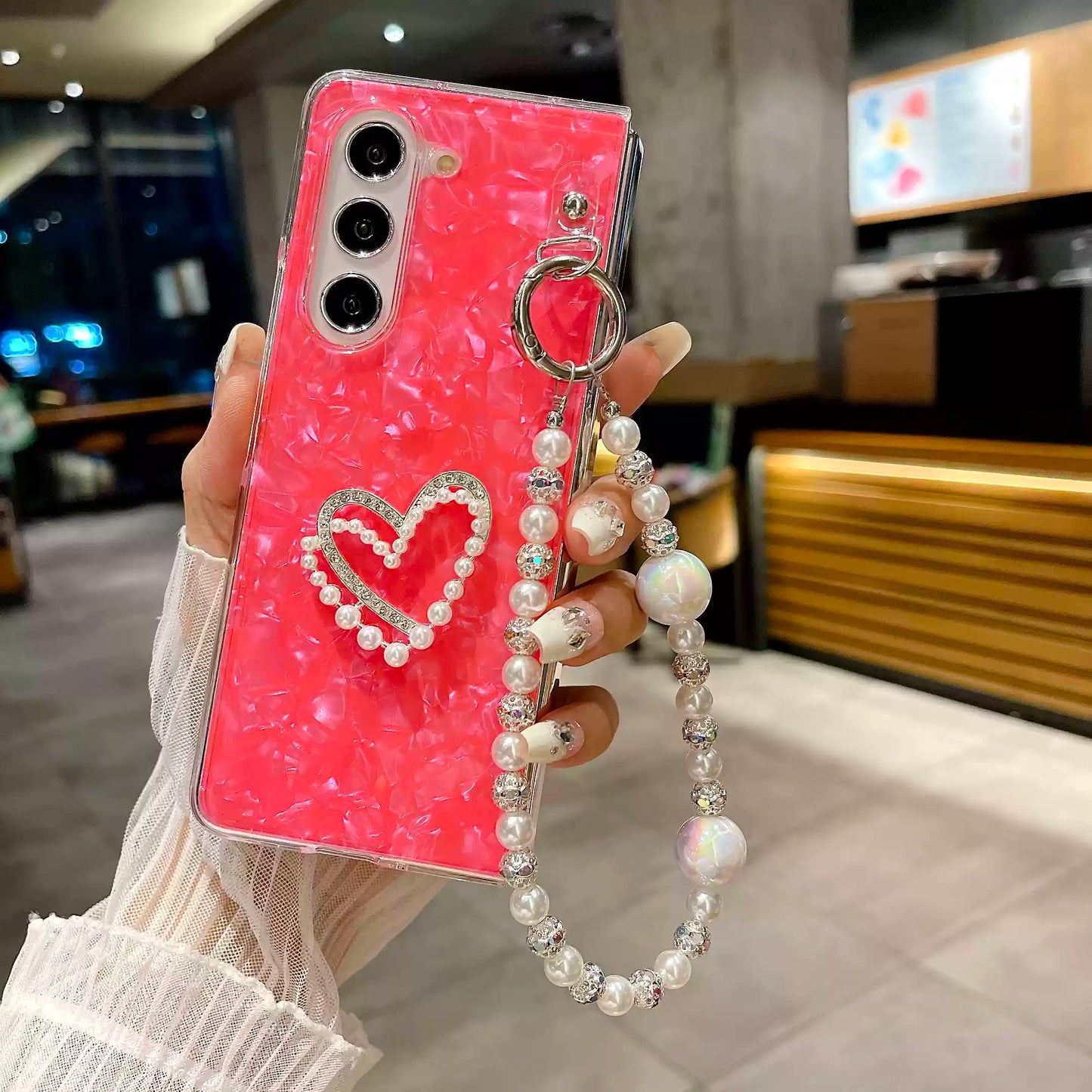 Glossy Charm Z Fold Case
