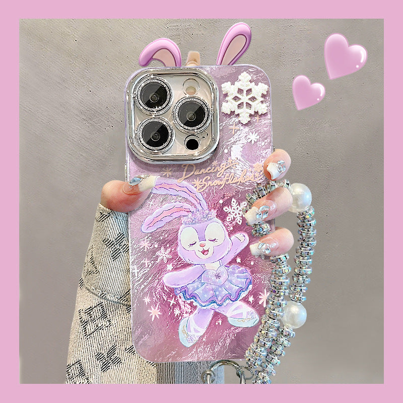 Cute Lingna Belle doll suitable for Apple full lens film mobile phone case