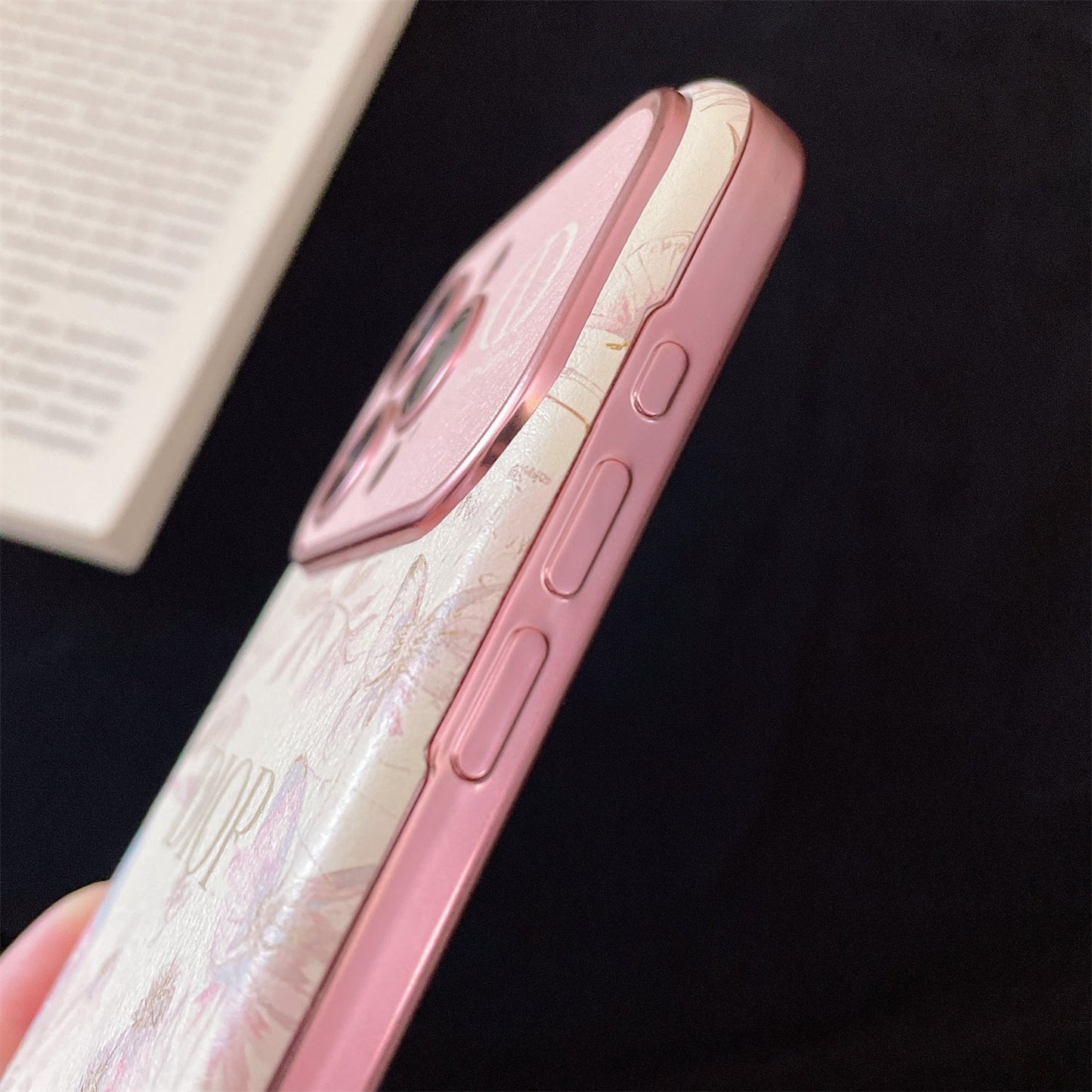 Flower Butterfly Pink Mobile Phone Case For iPhone