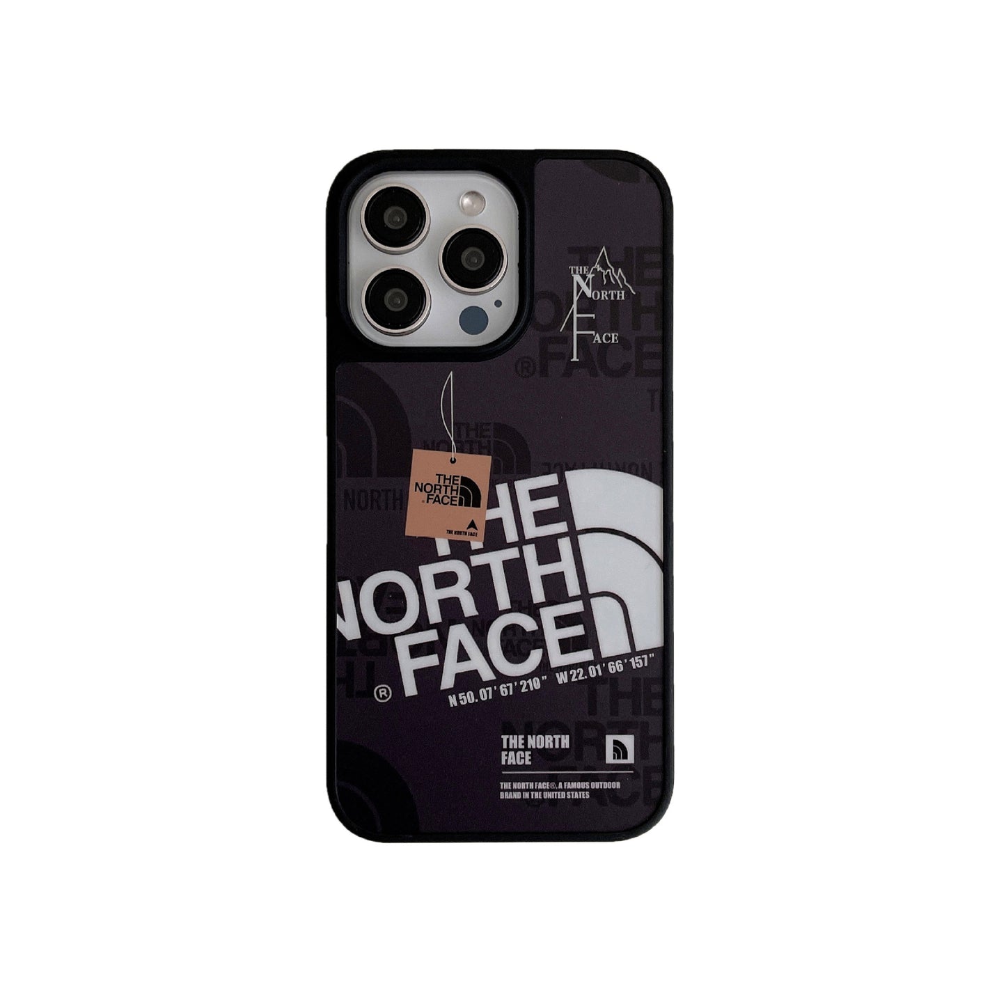 Trendy European and American North Face label mobile phone case