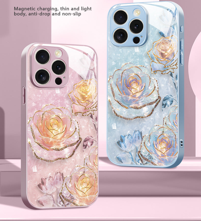 Suitable For iPhone Mobile Phone Case Rose