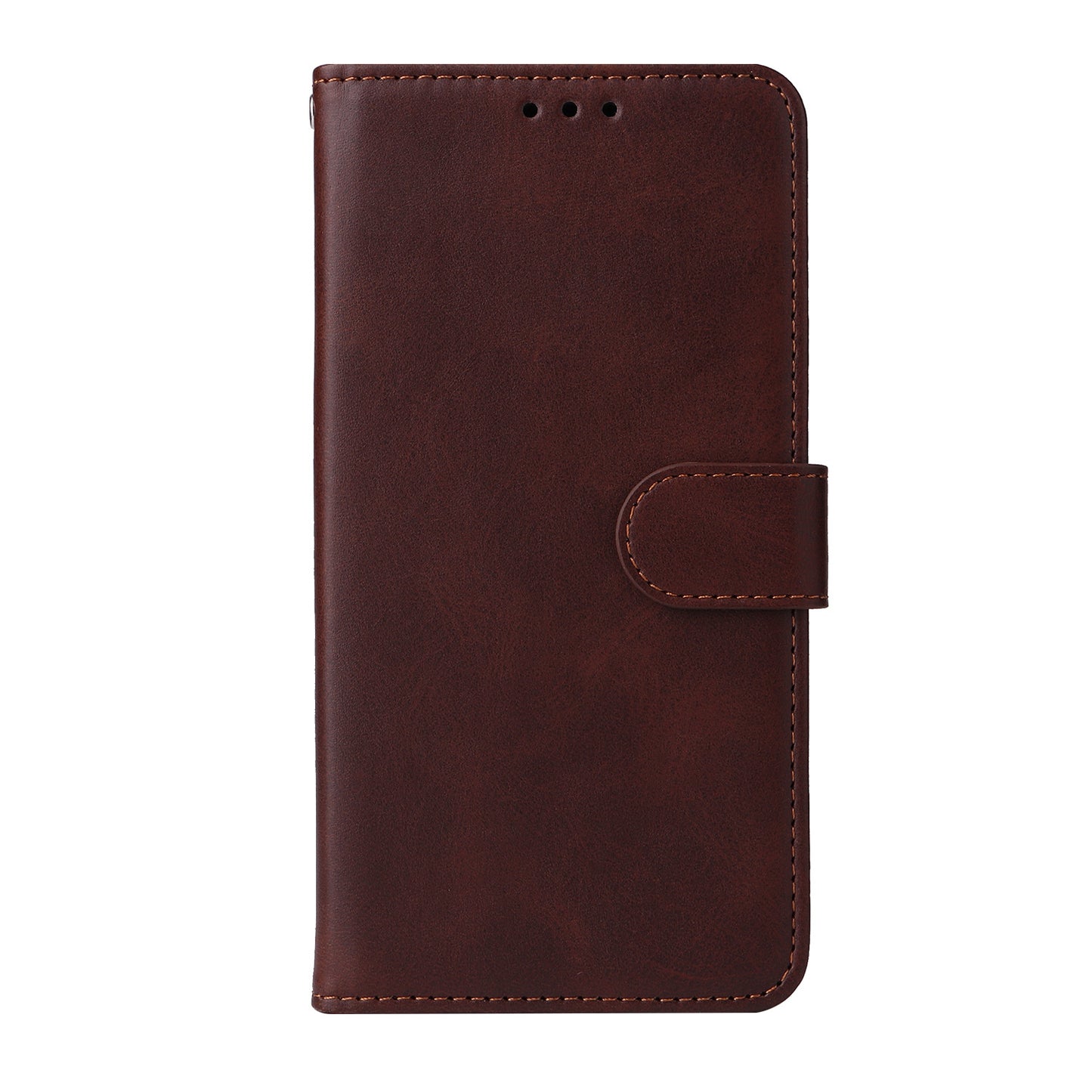 Samsung Calfskin Texture Three Card Photo Frame Card Insert Magnetic Phone Case S Series