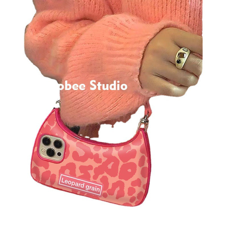 New Leopard Print Handbag Phone Case