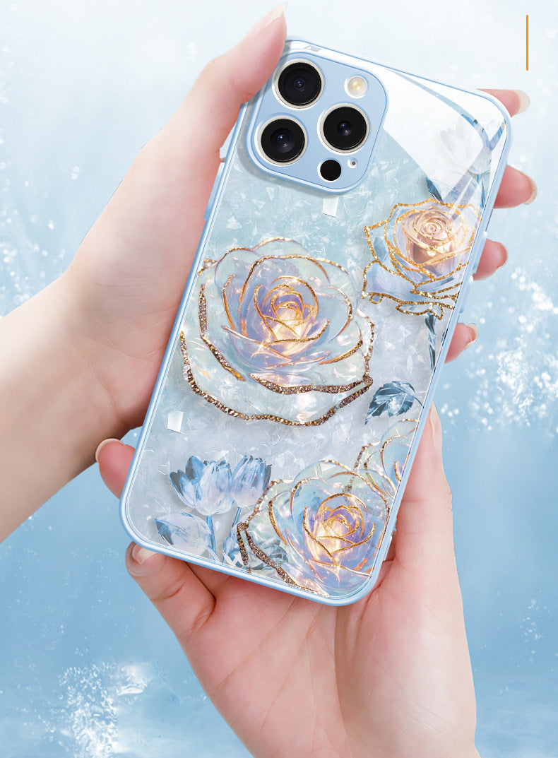 Suitable For iPhone Mobile Phone Case Rose