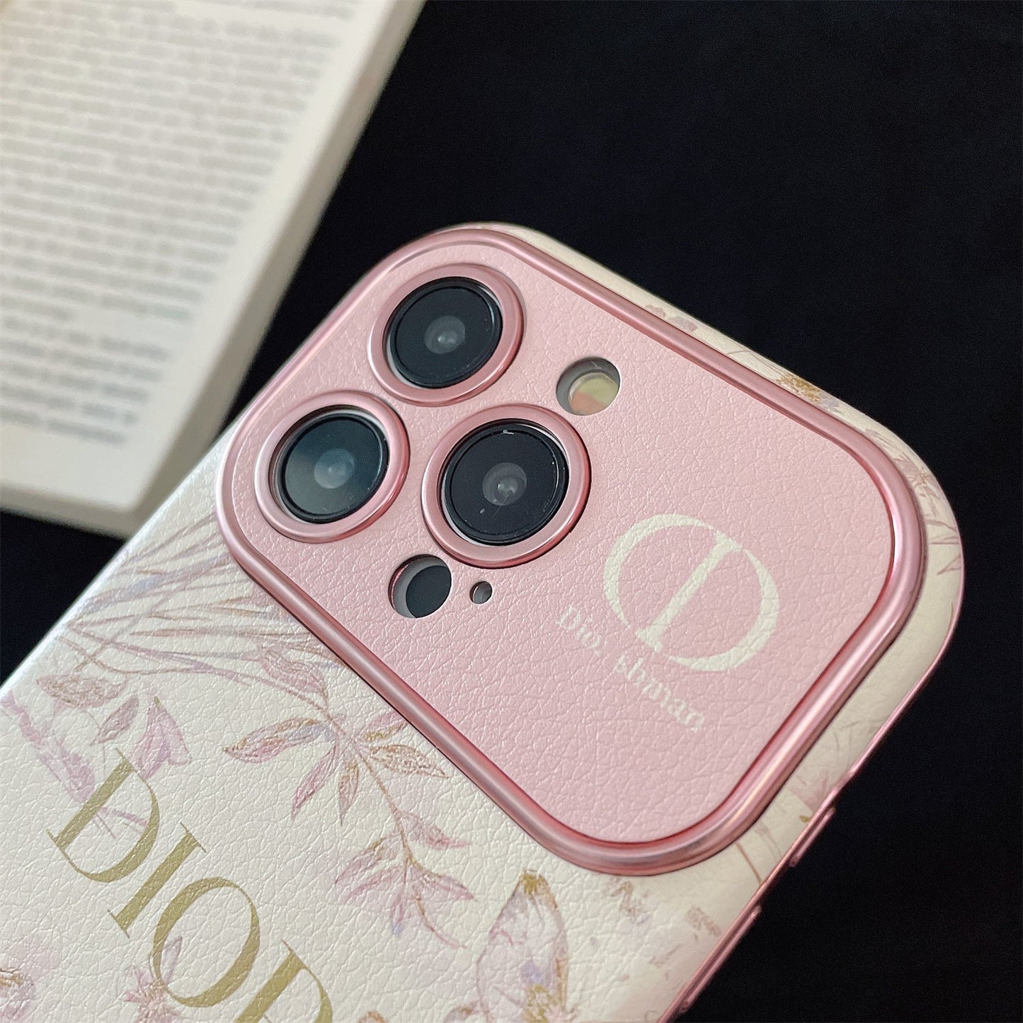 Flower Butterfly Pink Mobile Phone Case For iPhone
