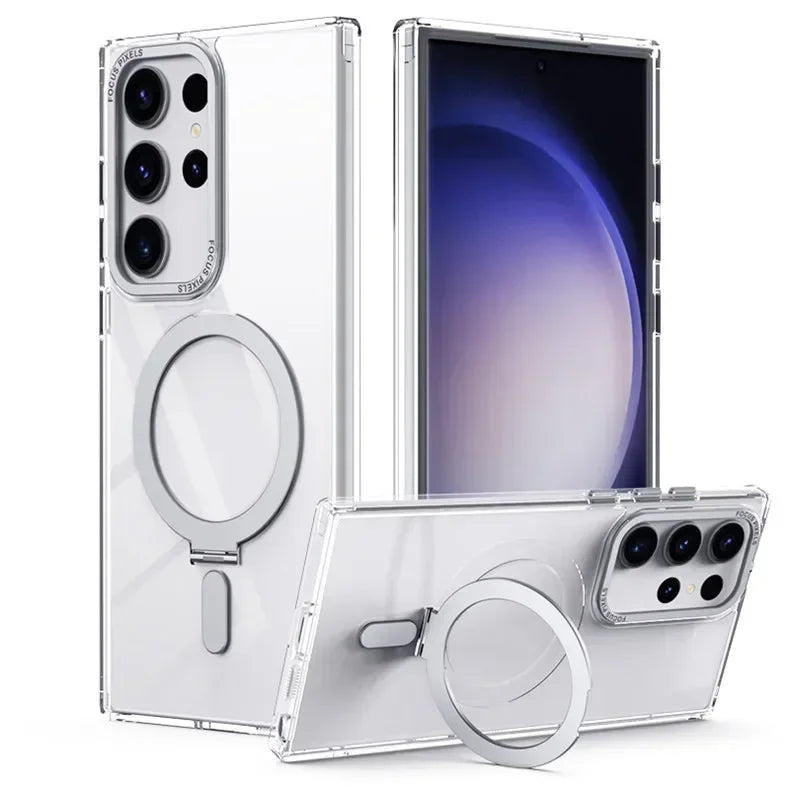 Magsafe Magnetic invisible bracket case For Samsung