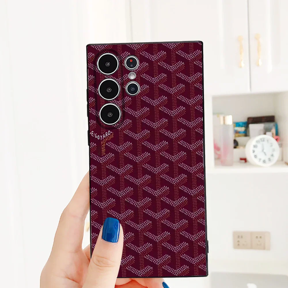 Elegant Pattern Frosted Non-Slip Phone Case For Samsung