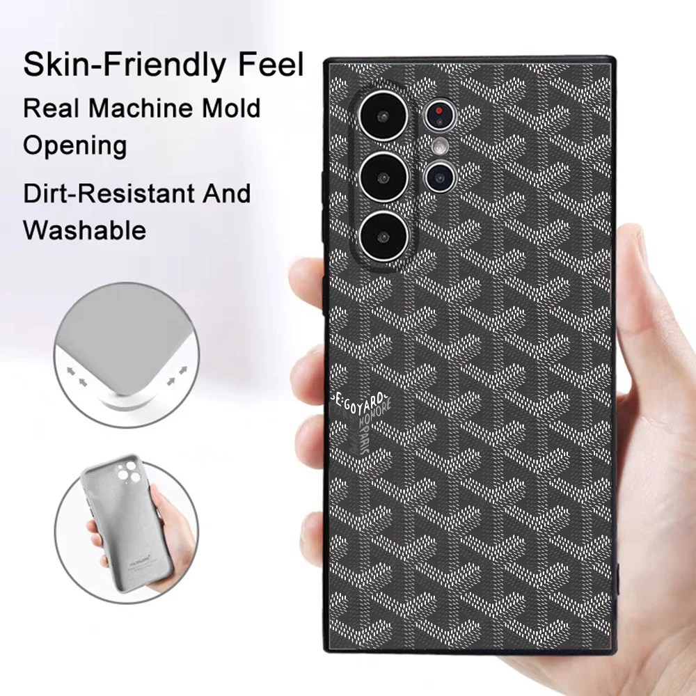 Elegant Pattern Frosted Non-Slip Phone Case For Samsung