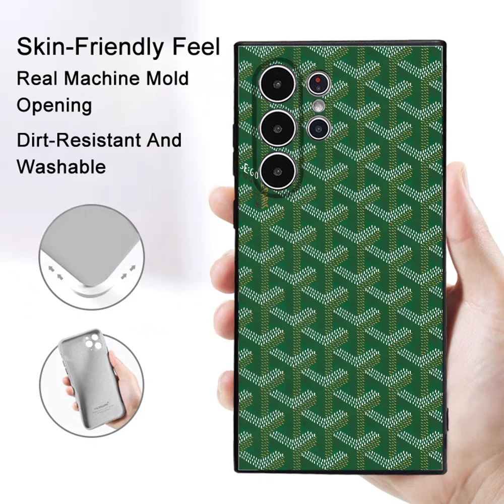 Elegant Pattern Frosted Non-Slip Phone Case For Samsung