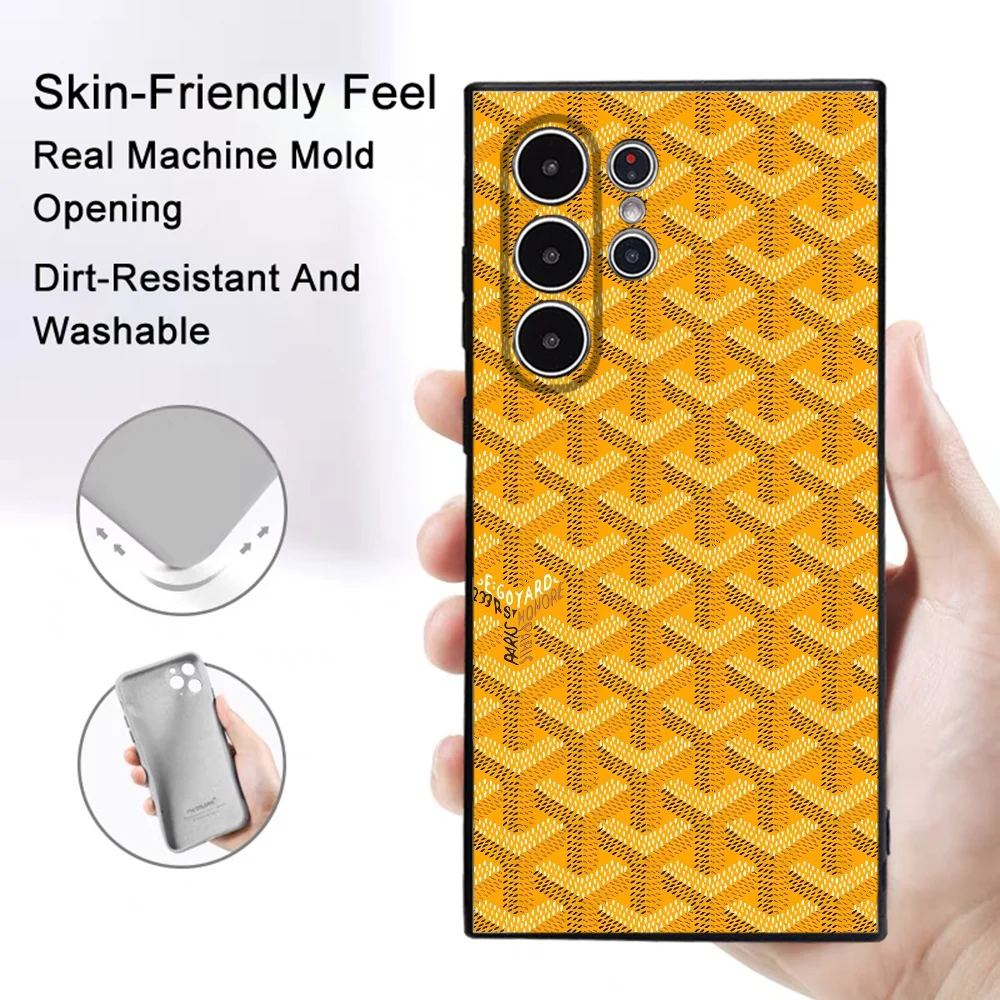 Elegant Pattern Frosted Non-Slip Phone Case For Samsung