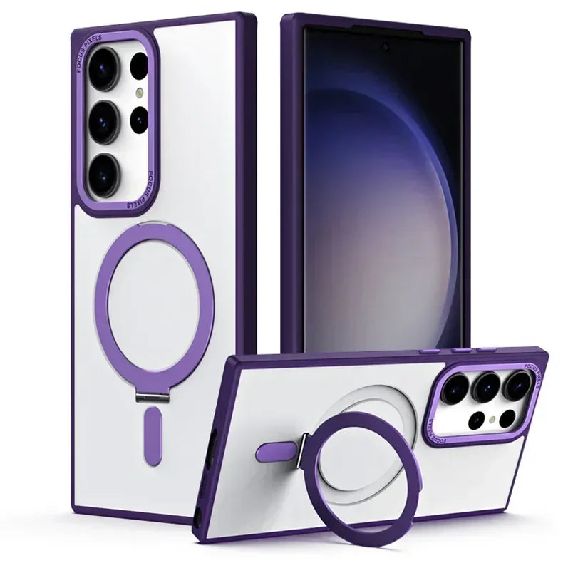 Magsafe Magnetic invisible bracket case For Samsung