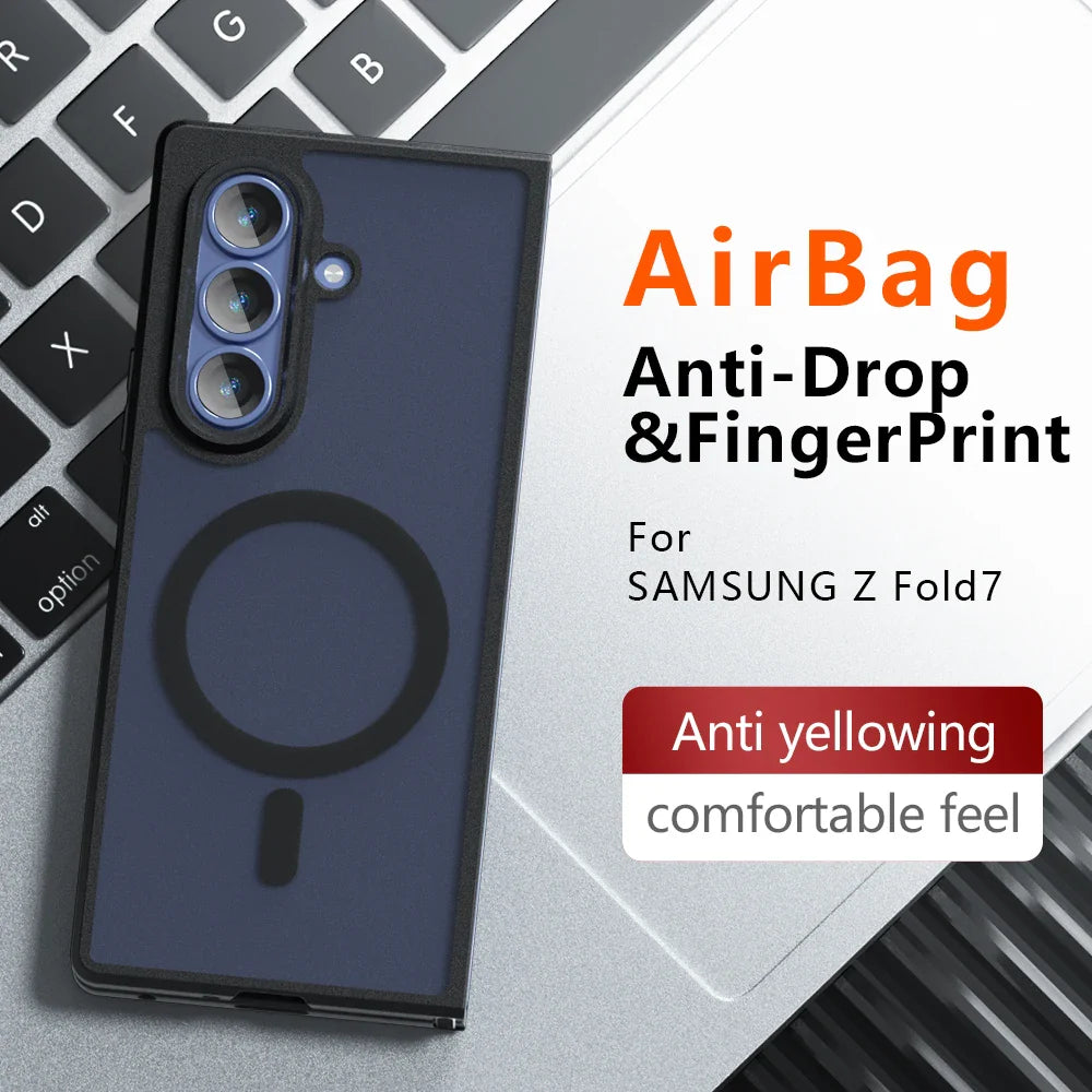 Matte Magnetic Case For Samsung