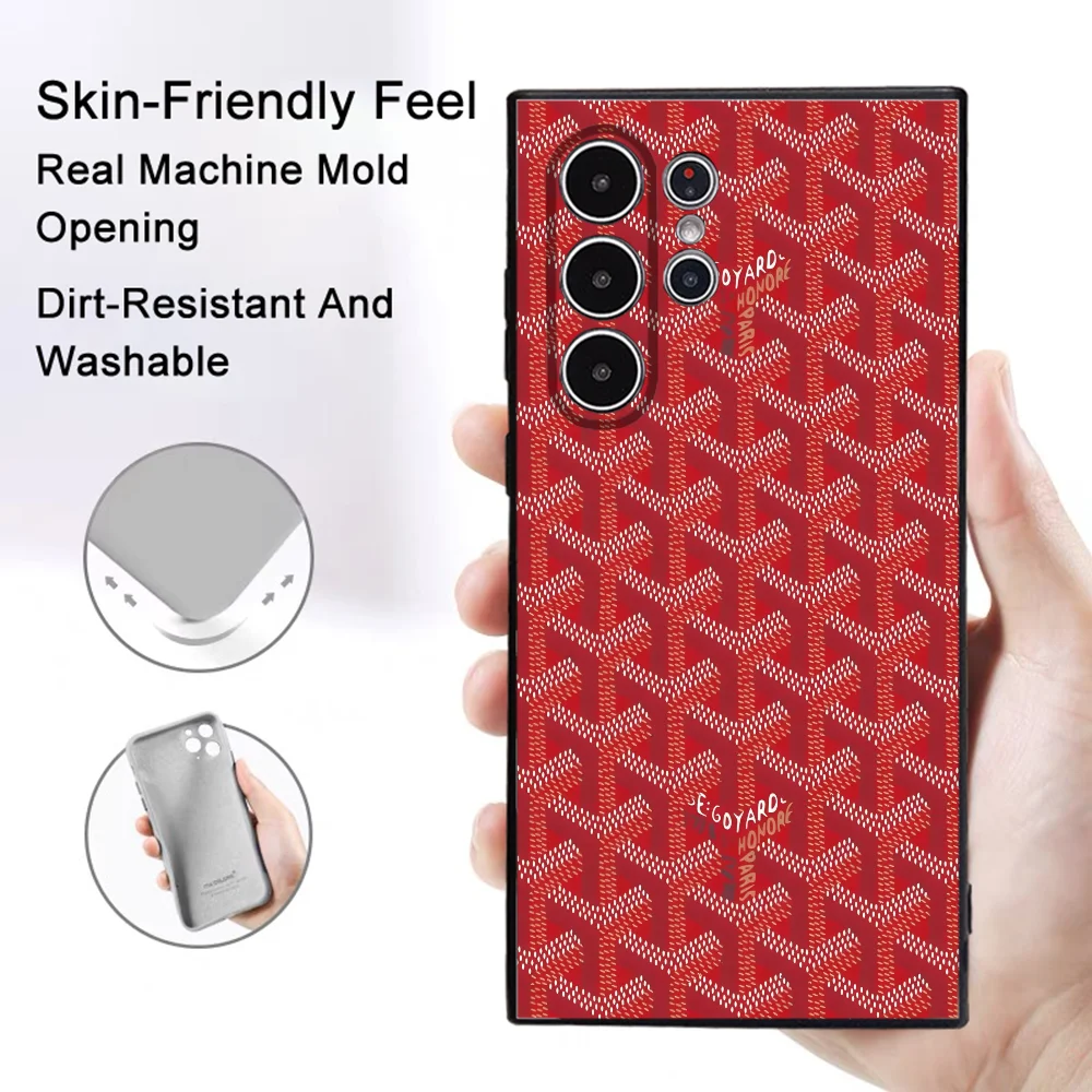 Elegant Pattern Frosted Non-Slip Phone Case For Samsung