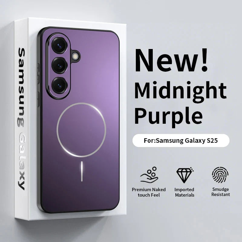 Luxury Slim Plating Glossy Matte Hard Case for Samsung