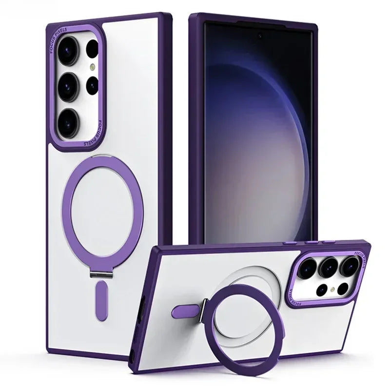 Magsafe Magnetic invisible bracket case For Samsung