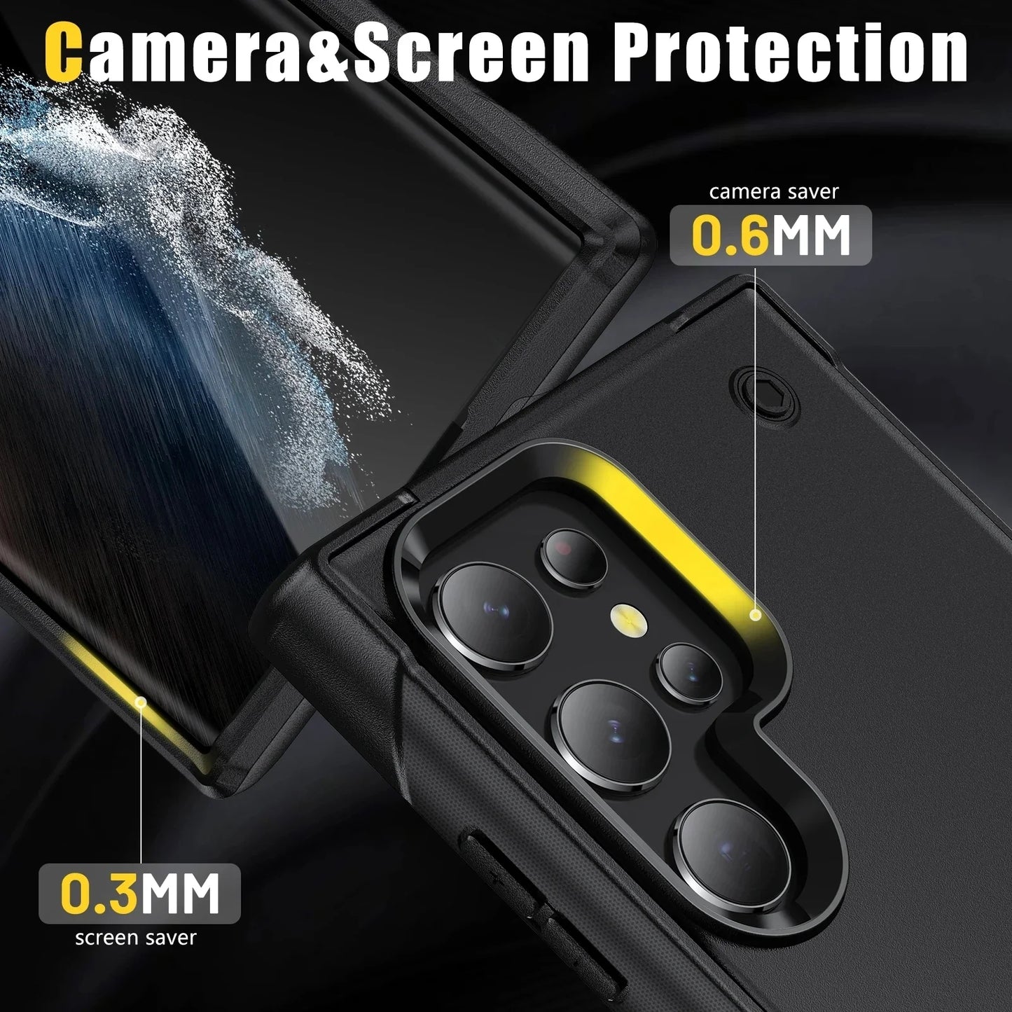 Heavy Duty Armor Shockproof Kickstand Case For Samsung