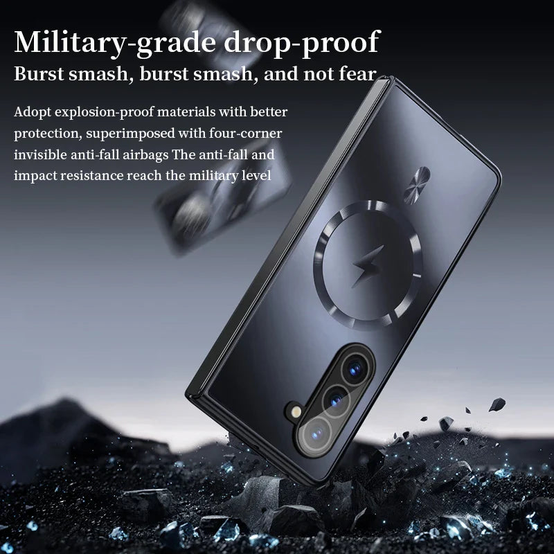 Luxury AG Matte Magnetic Case For Samsung