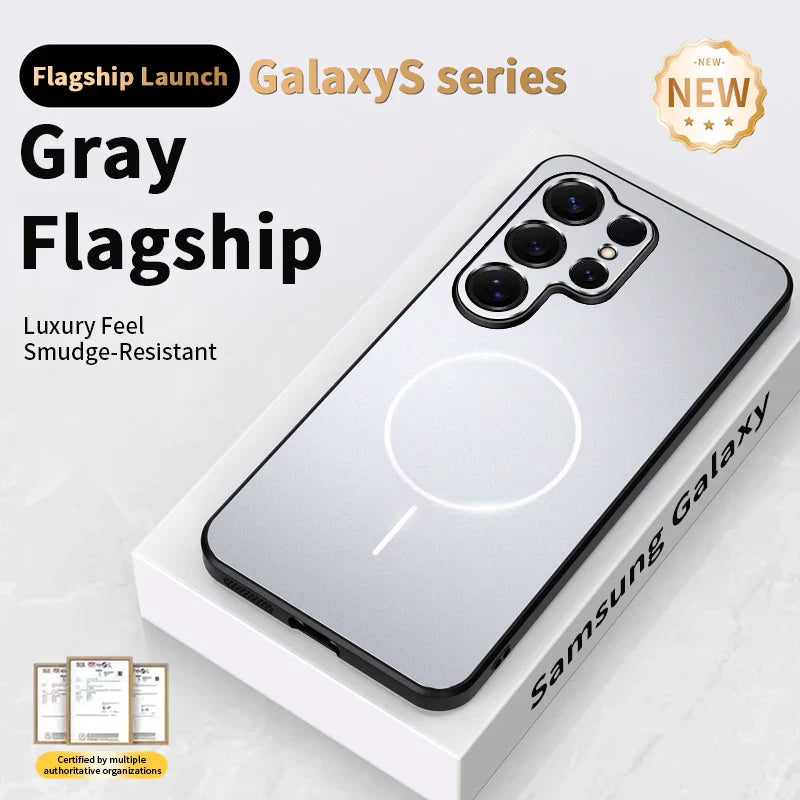 Luxury Slim Plating Glossy Matte Hard Case for Samsung