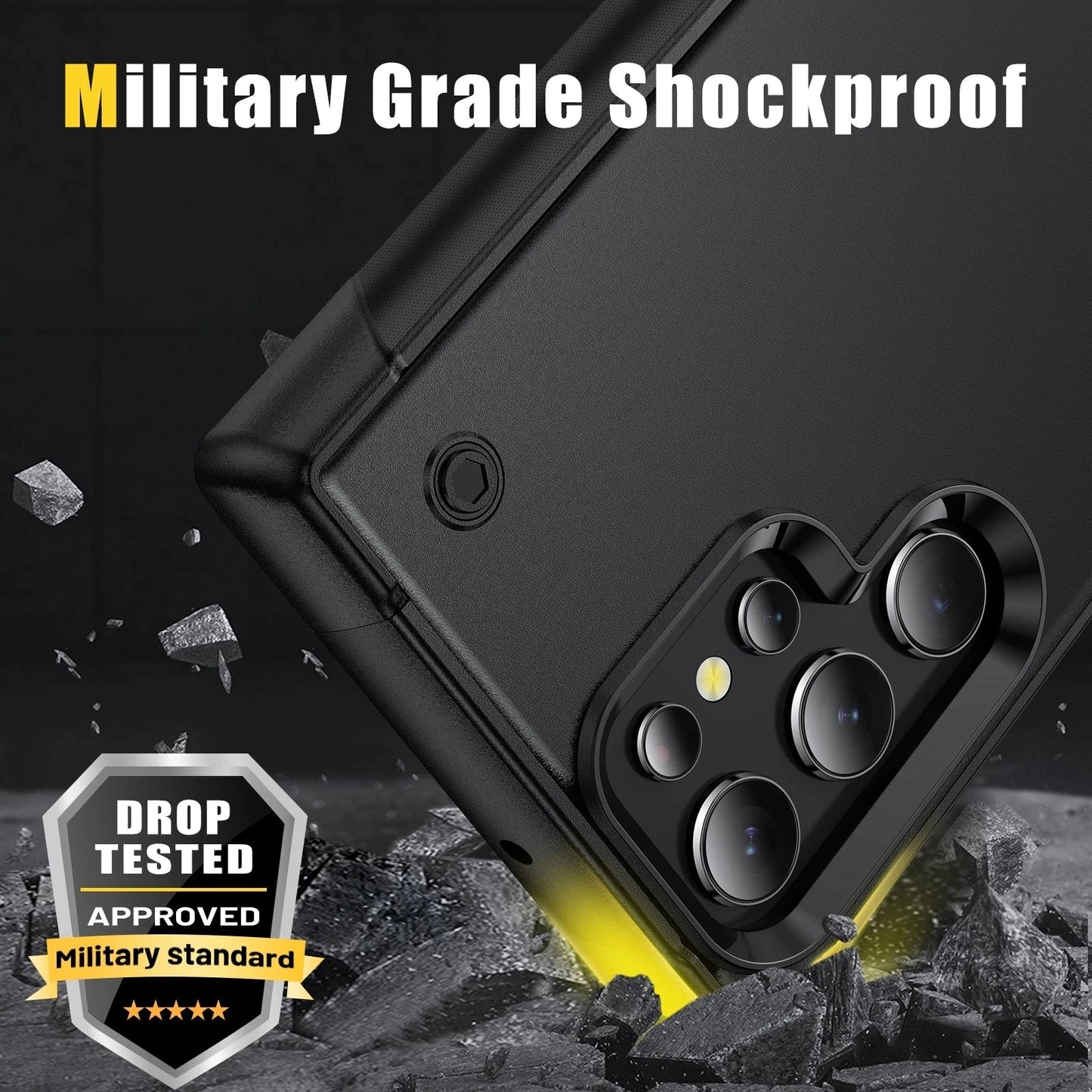 Heavy Duty Armor Shockproof Kickstand Case For Samsung