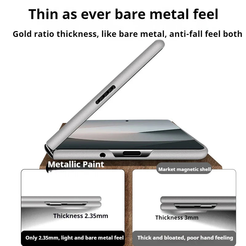 Ultra Thin Matte Metallic Magnetic Case For Samsung