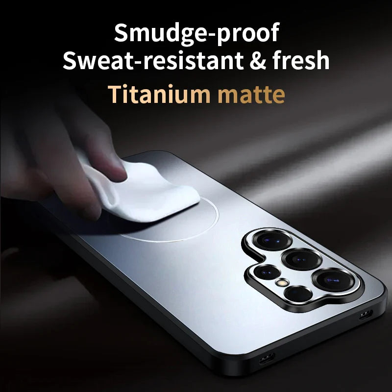 Luxury Slim Plating Glossy Matte Hard Case for Samsung