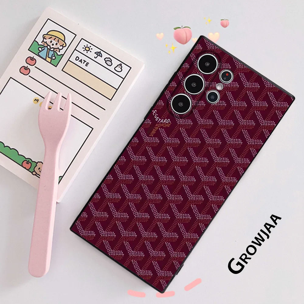 Elegant Pattern Frosted Non-Slip Phone Case For Samsung