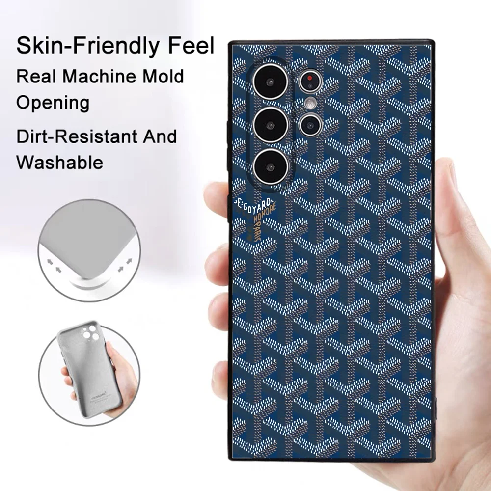 Elegant Pattern Frosted Non-Slip Phone Case For Samsung