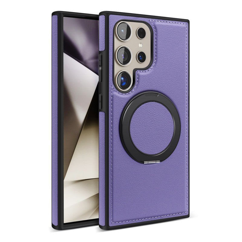 Samsung Magsafe Series | Swivel Stand Leather Case for Samsung S24 S23 S22 Ultra Plus