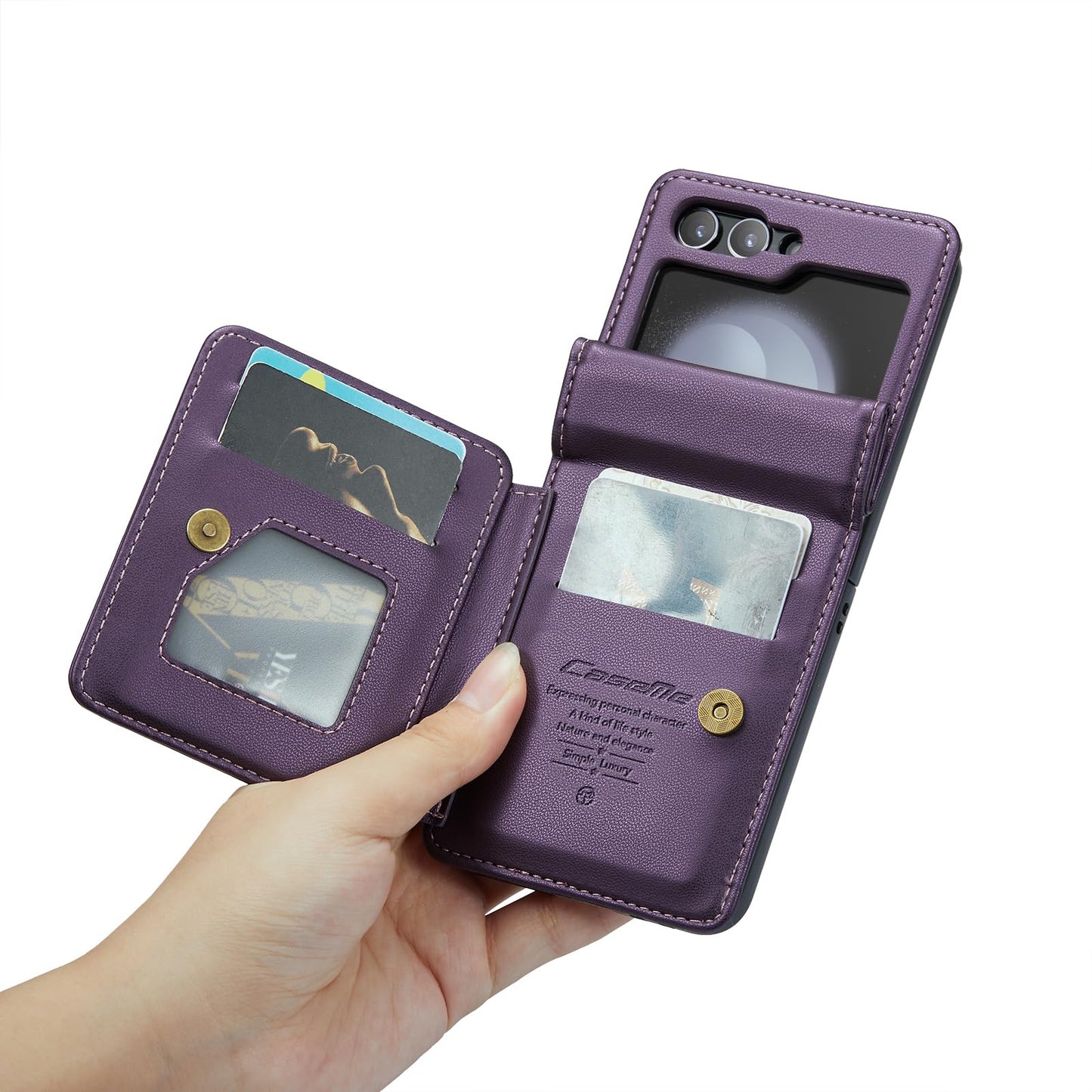 Suitable for Samsung Z Series Mobile Phone Case All-inclusive Card Holder Shell